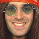 Unbranded Fancy Dress Costumes - Hippie Cool Round Specs