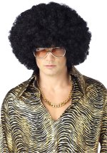 Black jumbo afro wig.