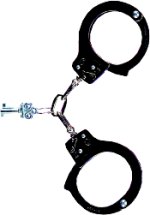 Fancy Dress Costumes - Metal Handcuffs