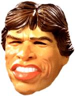 Fancy Dress Costumes - Mick Jagger Latex Mask