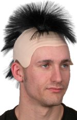 Fancy Dress Costumes - Mohican Punk (Black)