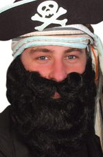 Unbranded Fancy Dress Costumes - Pirate Beard - Black