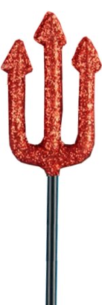 Fancy Dress Costumes - PVC Glitter Devil Trident