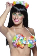 Fancy Dress Costumes - Silk Flowers Bra