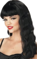 Unbranded Fancy Dress Costumes - Va Va Voom Wig BLACK