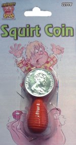 Fancy Dress Costumes - Water Squirting Coin