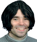 Fancy Dress Costumes - Wayne Wig (Black)