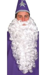Unbranded Fancy Dress Costumes - Wizard Beard - Deluxe White