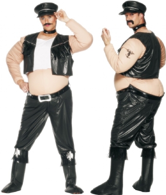 Fat Biker Costume