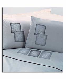 Fern King Size Duvet Cover Set - Grey