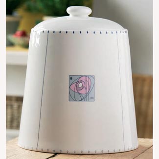 Fine Porcelain Bread Crock