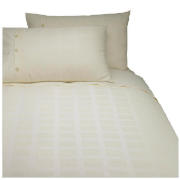 Unbranded Finest Waffle Squares King Duvet Set