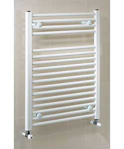 Flat White Heated Towel Rail