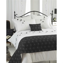 Unbranded Flavia Silver Quilt Cover Set Double