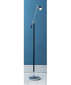 Floor Lamp - Black and Chrome