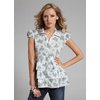 Unbranded Floral Tiered Blouse