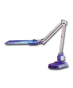 Fluorescent Desk Lamp Blue