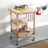 Unbranded Folding Kitchen Island