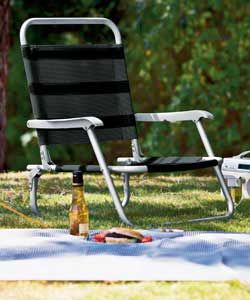 Folding Mesh Low Chair