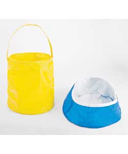 Folding wash basin/folding bucket twin pack