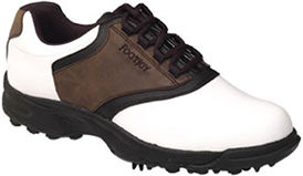 Footjoy Greenjoys White Smooth / Brown Nubuc / Black Underlay Soft Waterproof