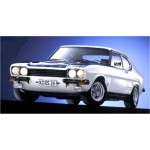 Minichamps has announced a 1/18 replica of the Ford Capri RS 1973 Silver/Blue Rhd. It will measure