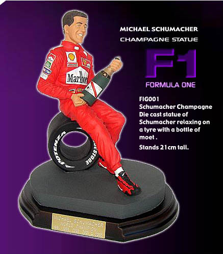 FORMULA 1 SCHUMI-CHAMPAGNE FIGURE