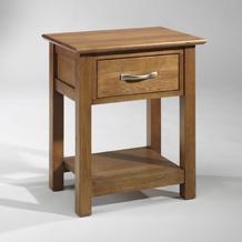 Unbranded French Dark Oak Bedside Table