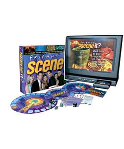 Think you know Friends? Let Scene It? put your knowledge to the test. For 2 to 4 players/teams. Cert