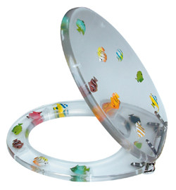 novelty toilet seats - fish