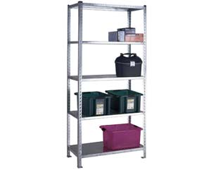 Unbranded Galvanised steel shelving