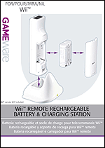 Unbranded GAMEware Nintendo Wii Remote Rechargeable