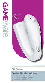 Unbranded GAMEware Wireless Nunchuck Adaptor