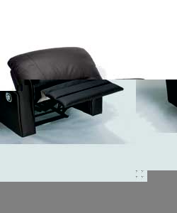 Garda Black Reclining Chair