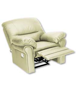 Garda Reclining Ivory Chair