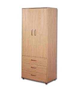 Genoa 3 Drawer Wardrobe