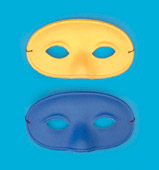 Unbranded Gents Satin eyemask, yellow