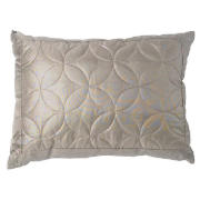 Unbranded Geo Satin Cushion, Mocha