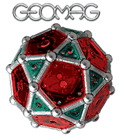 Geomag is a construction system made up of interconnecting magnetic bars and steel ballsthat can be