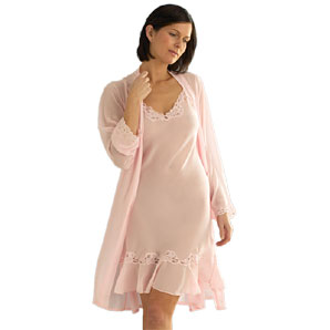 Georgette Nightie- Pink- 10