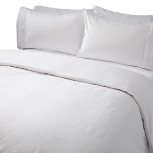 Georgina Pillowcase- Oxford Boudoir- White