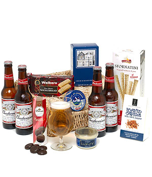 Unbranded Gift Hamper - Budweiser Basket - Beer Hamper