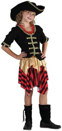Unbranded Girls Costume: Buccaneer Sweetie (Small 3-5 Yrs)