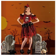 Unbranded Girls Pirate Stripe Witch Costume 13/14yrs