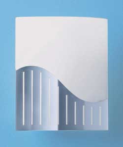 Glass and Chrome Wall Light