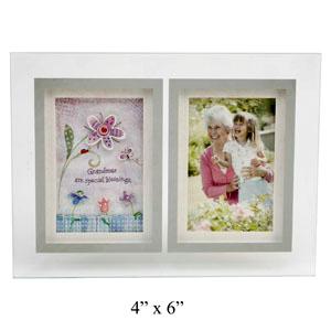 Unbranded Glass Grandma Verse and Photo Frame