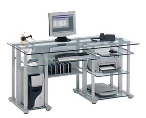 Glass workdesk