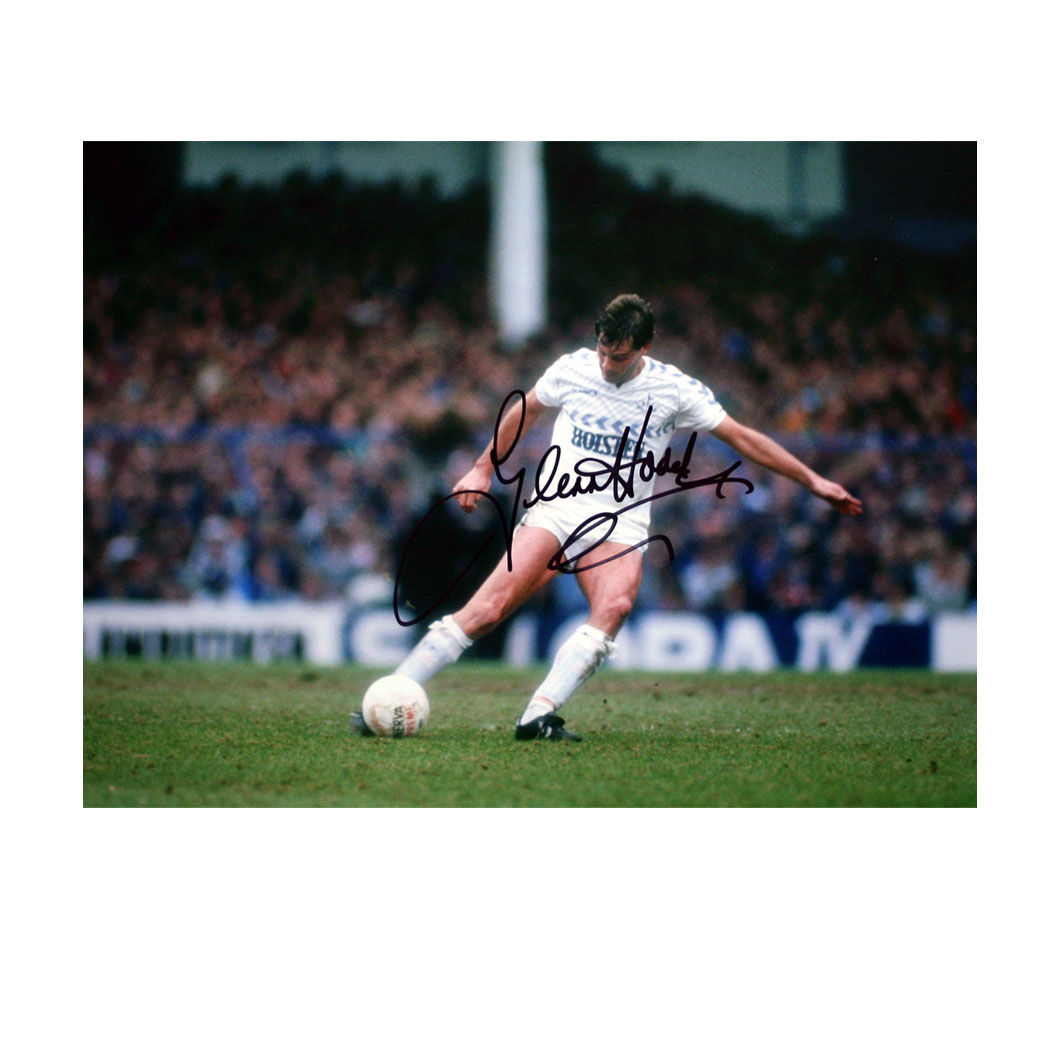 Unbranded Glenn Hoddle Signed Photo - In Action for Spurs