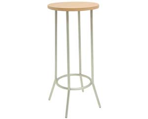 Unbranded Glover high silver frame high table