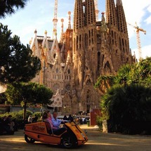 Unbranded GoCar GPS Guided Tour andndash; Barcelona Uptown - Uptown GoCar Tour (per car - up to 2 persons)